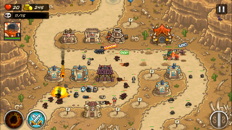 Kingdom rush frontiers как открыть дополнительные уровни